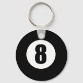 Aight Ball Schlüsselanhänger (Vorderseite)