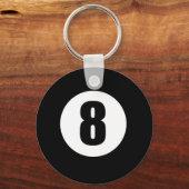 Aight Ball Schlüsselanhänger (Vorderseite)