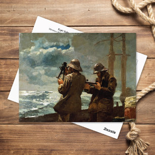 Aight Bells Nautical Winslow Homer Postkarte