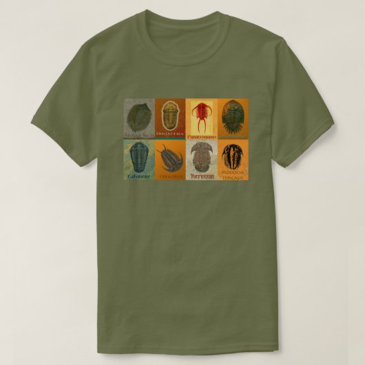 Aight Fossil Trilobites T-Shirt (Design vorne)