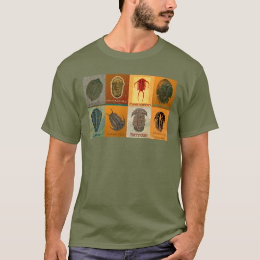 Aight Fossil Trilobites T-Shirt (Vorderseite)