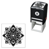 Aight Point Star Blume Mandala Permastempel (Beispiel)