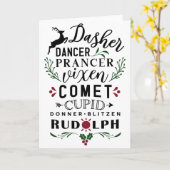 Aight Tiny Reindeer Karte (Gelbe Blume)