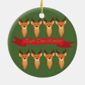 Aight Tiny Reindeer Keramikornament (Hinten)