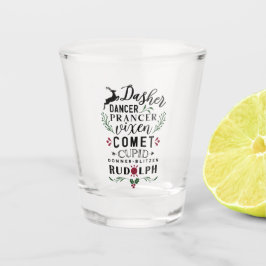 Aight Tiny Reindeer Schnapsglas