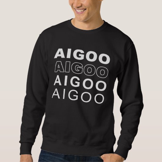 Aigoo Aigoo K Drama Korean Words Sweatshirt (Vorderseite)