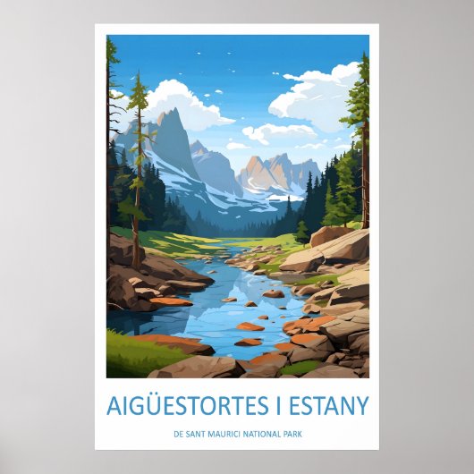 Aigüestortes I De Sant Park Estany Maurici Poster (Vorne)