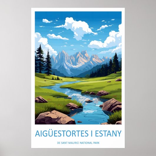 Aigüestortes I Estany De Sant Maurici National Poster (Vorne)