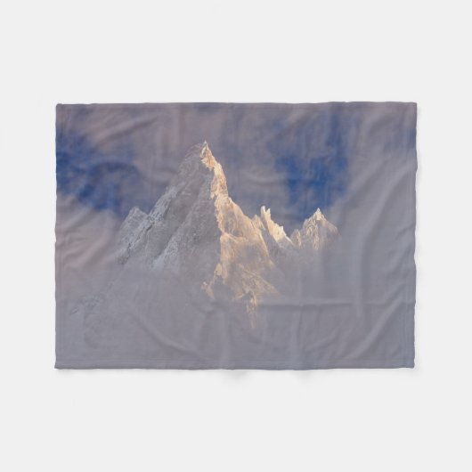 Aiguille de Blaitiere | Frankreich Fleecedecke (Vorderseite (Horizontal))
