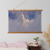 Aiguille de Blaitiere | Frankreich Wandteppich Mit Holzrahmen (Schlafzimmer)