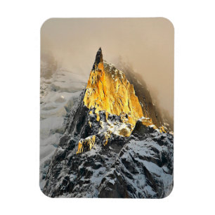 Aiguille des Deux Aigles Sonnenaufgang, Chamonix Magnet