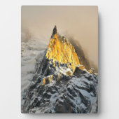 Aiguille des Deux Aigles Sunrise, Chamonix Fotoplatte (Vorderseite)