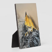 Aiguille des Deux Aigles Sunrise, Chamonix Fotoplatte (Seite)