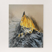Aiguille des Deux Aigles Sunrise, Chamonix Puzzle (Vertikal)