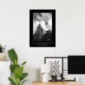 AIGUILLE DU DRU, VALEE DE CHAMONIX, FRANKREICH POSTER (Heimbüro)