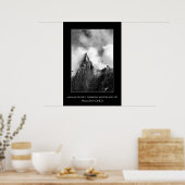AIGUILLE DU DRU, VALEE DE CHAMONIX, FRANKREICH POSTER (Küche)