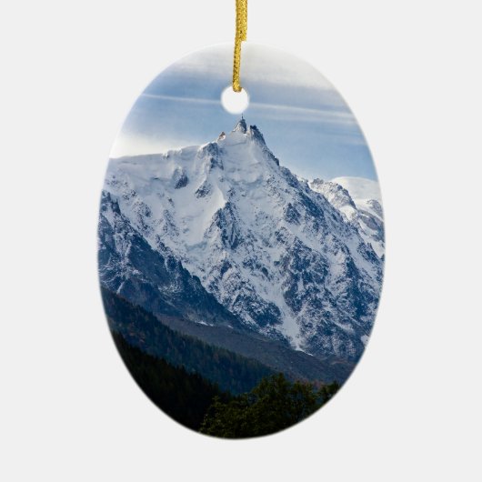 Aiguille DU Midi Keramikornament (Vorne)