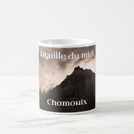 Aiguille du Midi, Mont Blanc Kaffeetasse (Mittel)