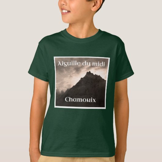 Aiguille du Midi, Mont Blanc T-Shirt (Vorderseite)