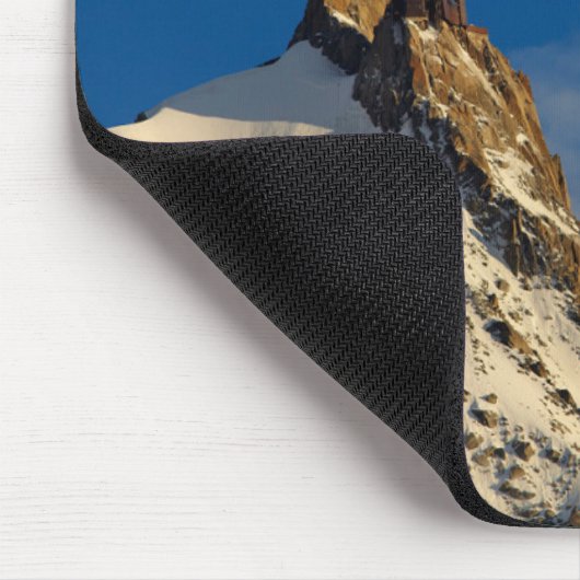 Aiguille | Französische Alpen Mousepad (Ecke)