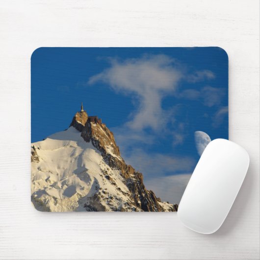 Aiguille | Französische Alpen Mousepad (Mit Mouse)