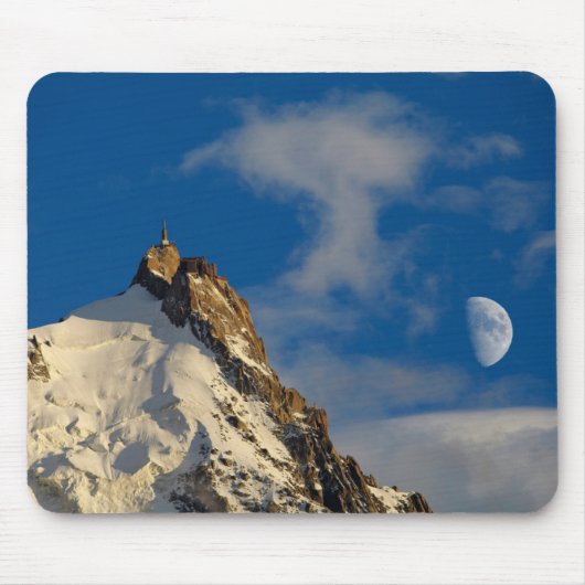 Aiguille | Französische Alpen Mousepad (Vorne)