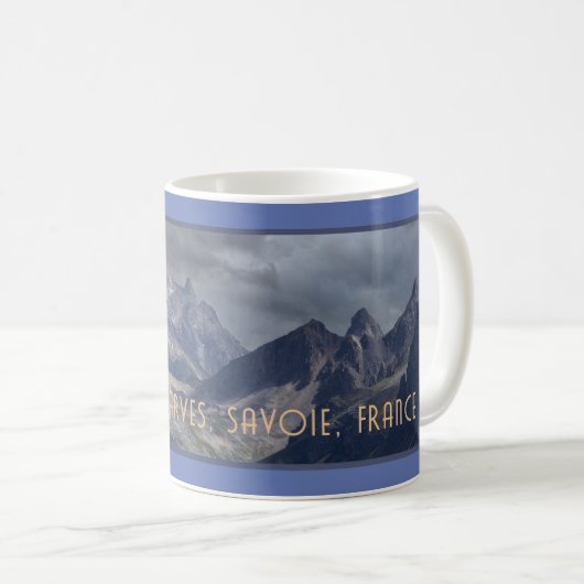 Aiguilles d'Arves, Savoie, Frankreich Kaffeetasse (VorderseiteRechts)