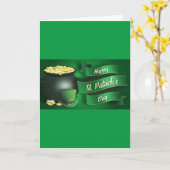 AIH St. Patrick's Day Karte (Gelbe Blume)
