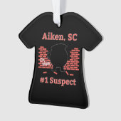 Aiken, SC, Nummer 1 Verdächtiger Ornament (Vorderseite)