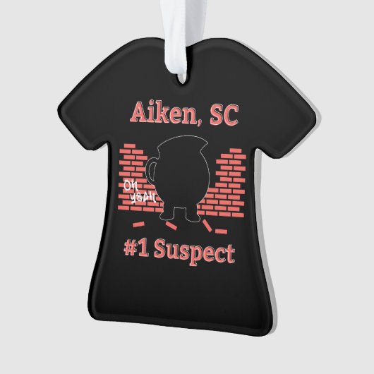 Aiken, SC, Nummer 1 Verdächtiger Ornament (Vorderseite)