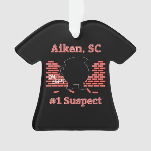 Aiken, SC, Nummer 1 Verdächtiger Ornament (Vorderseite)