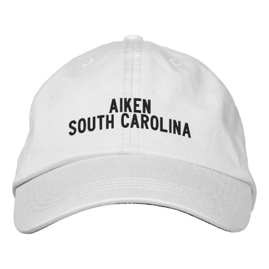 Aiken South Carolina Hat Bestickte Baseballkappe (Vorderseite)