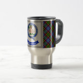 Aikenhead Clan Abzeichen & Tartan Personalisiert Reisebecher (VorderseiteRechts)