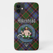 Aikenhead Clan Abzeichen & Tartan Phone Case (Rückseite)