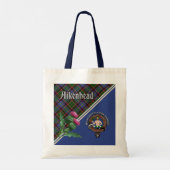 Aikenhead Clan Abzeichen & Tartan Tote Bag Tragetasche (Rückseite)