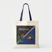 Aikenhead Clan Abzeichen & Tartan Tote Bag Tragetasche (Vorne)