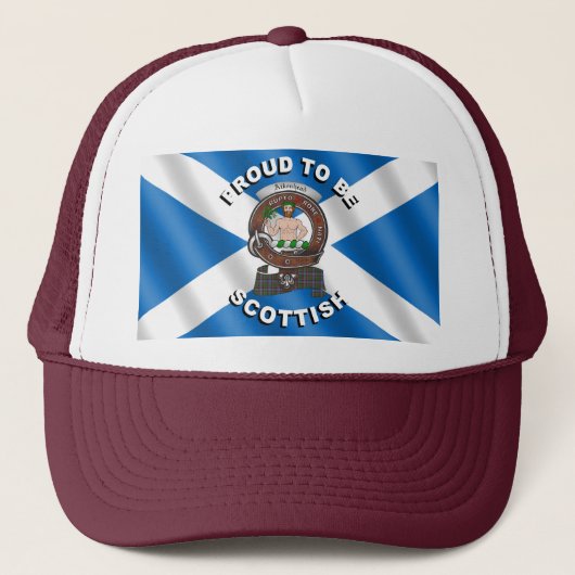 Aikenhead Clan Badge Scottish Trucker Hat Truckerkappe (Vorderseite)