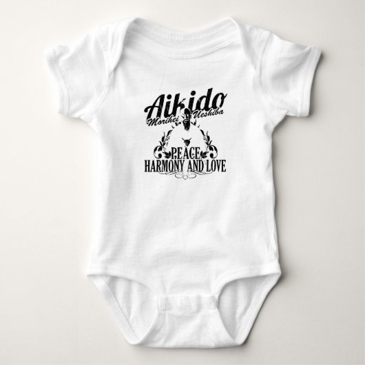 Aikido Baby Body Strampler (Vorderseite)
