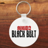 Aikido Black Belt Schlüsselanhänger (Vorderseite)