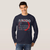 Aikido definiert Kampfkunst T-Shirt (Vorne ganz)