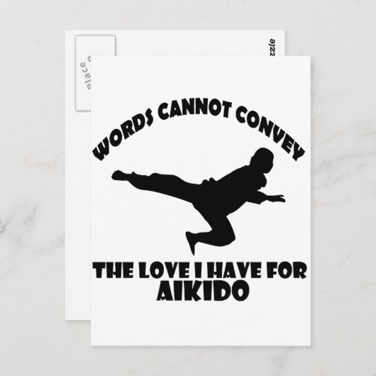Aikido Designs Postkarte (Vorne/Hinten)
