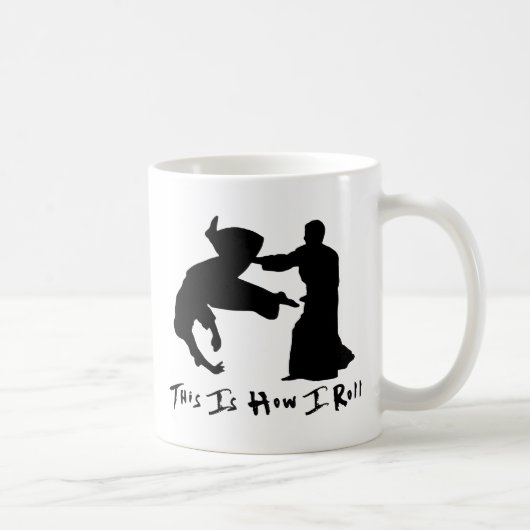 Aikido dieses ist, wie ich rolle kaffeetasse (Rechts)