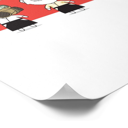 Aikido - Dojo-Regel #1 Poster (Ecke)