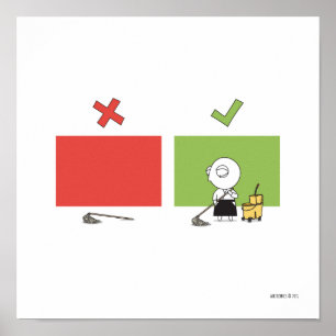 Aikido - Dojo-Regel #6 Poster