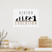 Aikido-Evolution Poster (Küche)