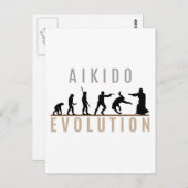 Aikido-Evolution Postkarte (Vorne/Hinten)