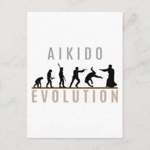 Aikido-Evolution Postkarte