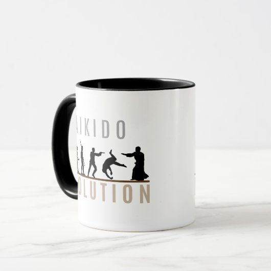 Aikido-Evolution Tasse (Vorderseite Links)