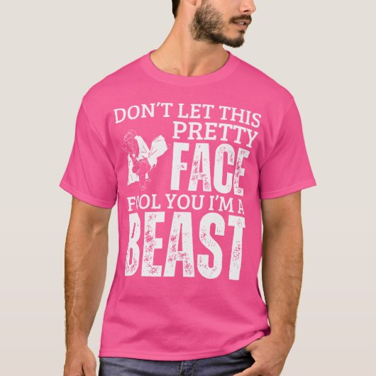 Aikido Girl I'm A Beast Funny Women T-Shirt (Vorderseite)