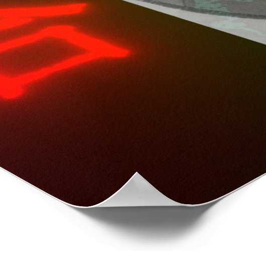 Aikido Glow Poster (Ecke)